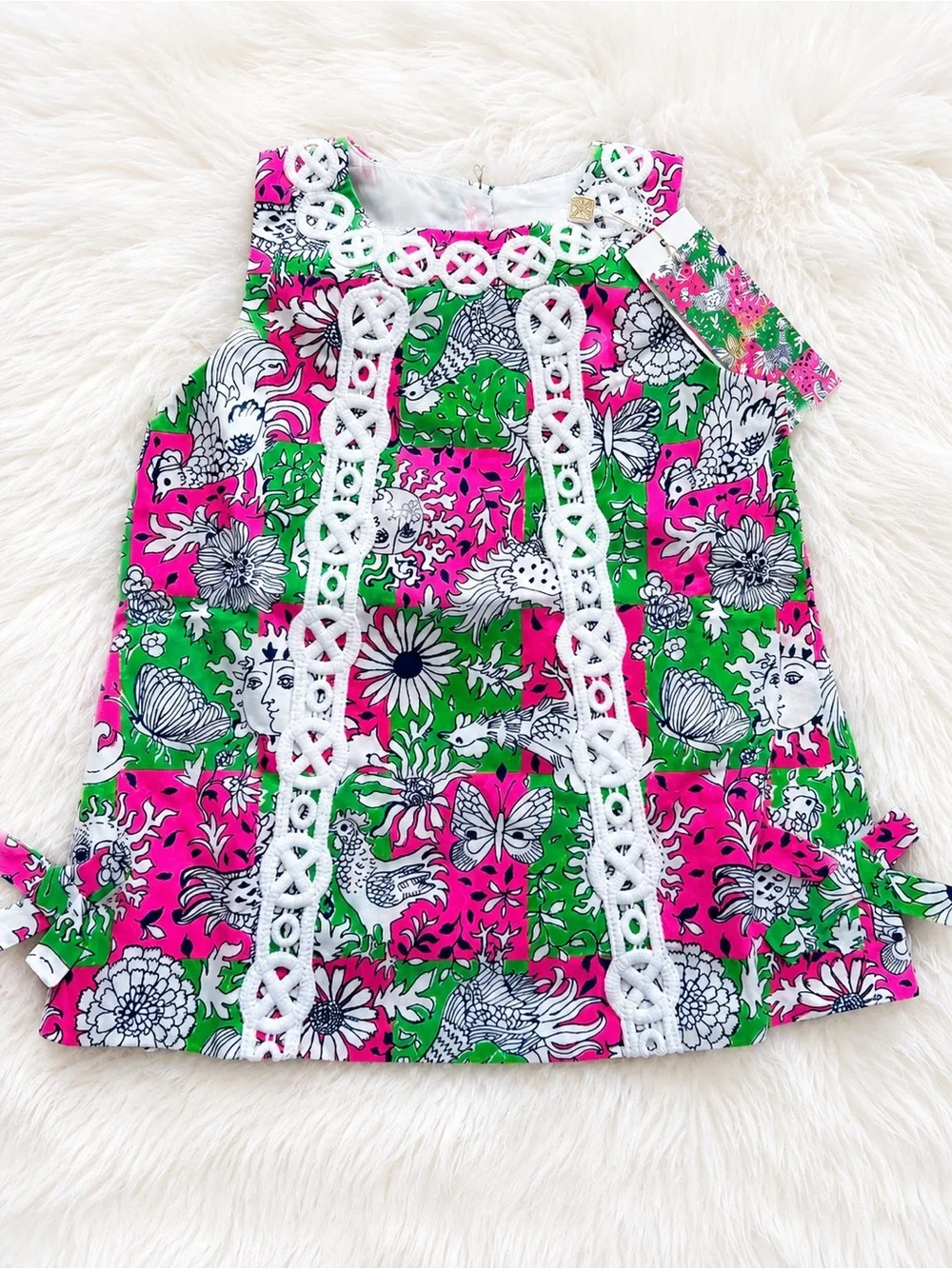 NWT Lilly Pulitzer Baby Lilly Shift Dress with bloomers 18/24M